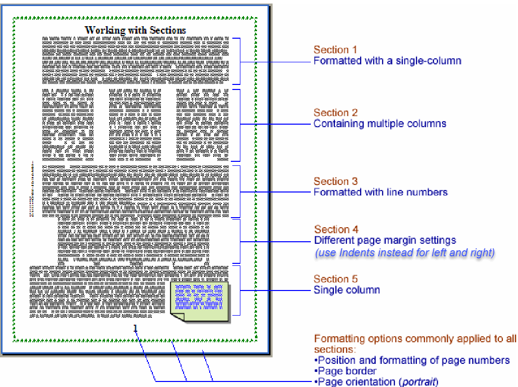 Word Page Number Styles